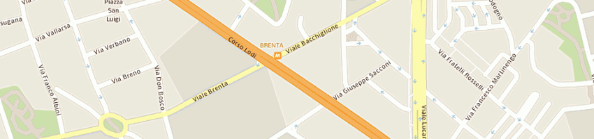Mappa della impresa fashion store di sorteni pierina a MILANO