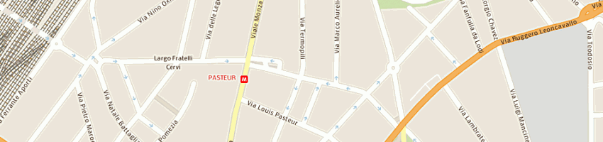 Mappa della impresa am service srl a MILANO