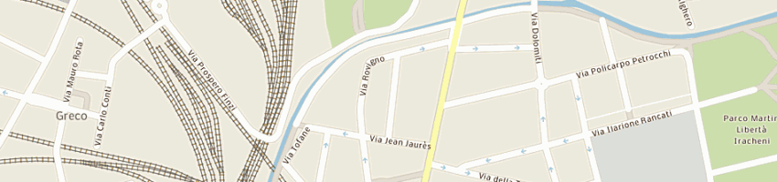 Mappa della impresa collegio universitario paolo vi a MILANO