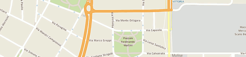 Mappa della impresa giacobone aldo a MILANO