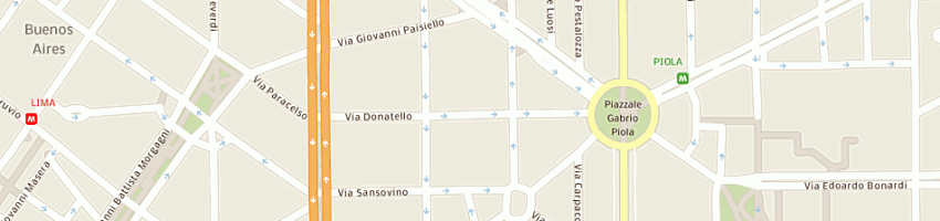 Mappa della impresa stema sas a MILANO