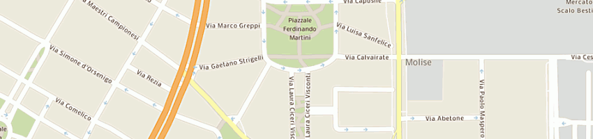 Mappa della impresa scuole pubbliche asili nido f martini 15 a MILANO