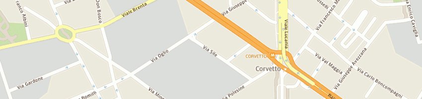 Mappa della impresa brusadelli guido a MILANO