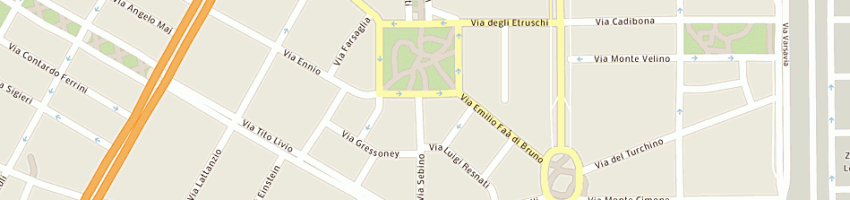 Mappa della impresa farmacia insubria della drssa ferrari tiziana a MILANO