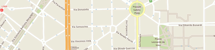 Mappa della impresa eurodarma srl a MILANO