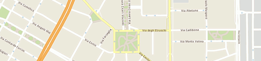 Mappa della impresa studio erre di pietro regini a MILANO
