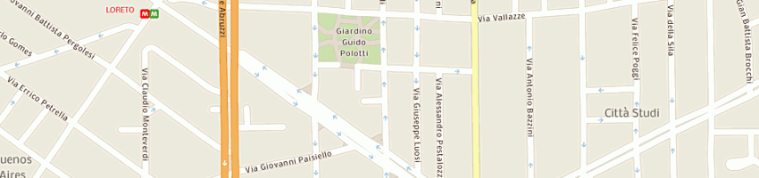 Mappa della impresa circolo il palco rosso video club a MILANO