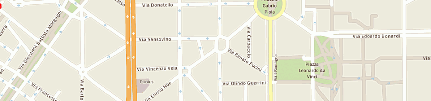 Mappa della impresa elettrodomex srl a MILANO