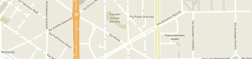Mappa della impresa maya sas di marti manuela e c a MILANO