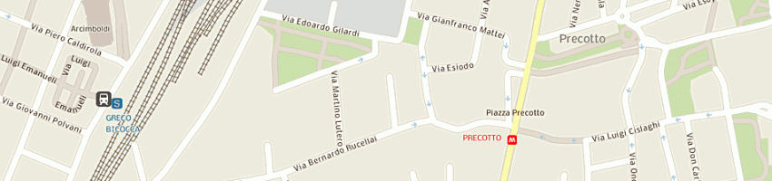 Mappa della impresa cavalleri francesca a MILANO