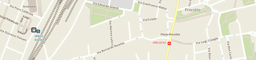 Mappa della impresa ideatek srl a MILANO