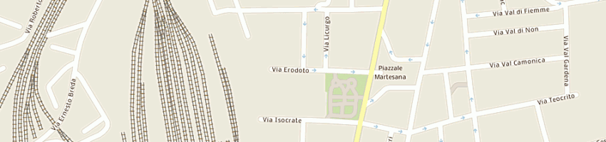 Mappa della impresa pentagas srl a MILANO