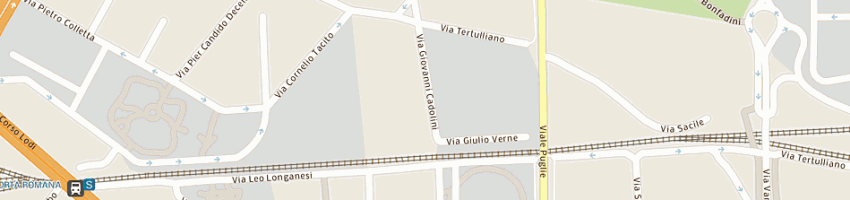 Mappa della impresa metrogramma srl a MILANO