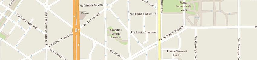 Mappa della impresa zanotti angela e giulia a MILANO