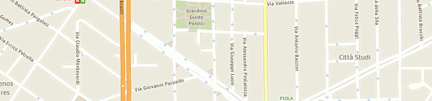 Mappa della impresa simon' service srl a MILANO