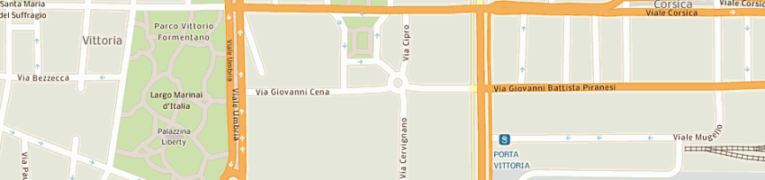 Mappa della impresa frattoloni e e c (snc) a MILANO
