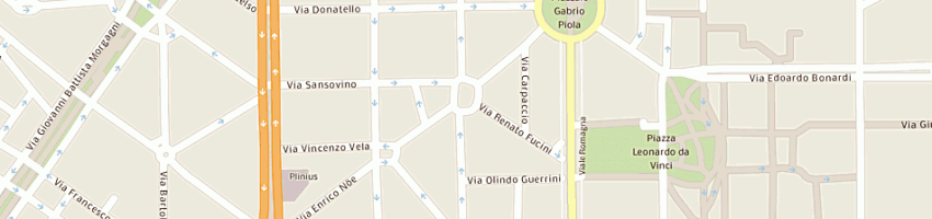 Mappa della impresa brunati mario a MILANO