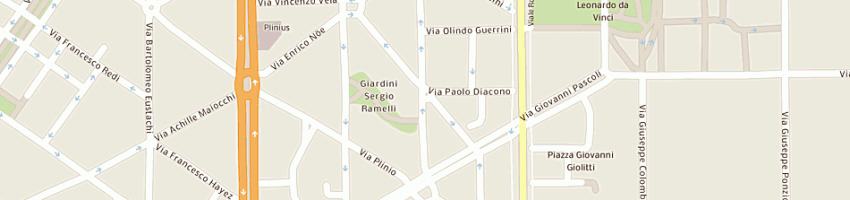 Mappa della impresa ellebi service sas di bina bani e c a MILANO