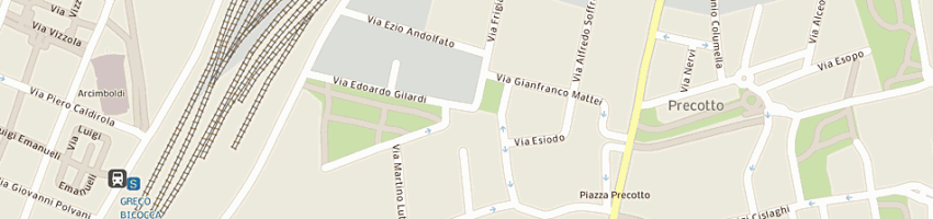 Mappa della impresa matrici per offset di spreafico angelo a MILANO