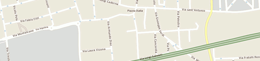 Mappa della impresa manfredi giuseppe a MILANO