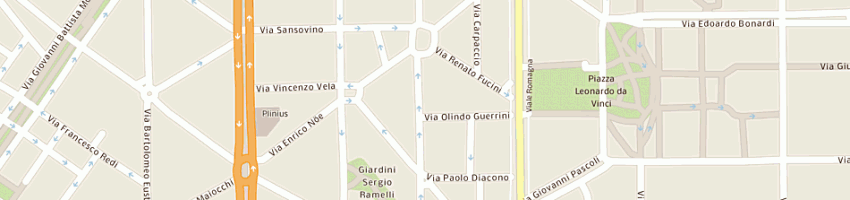 Mappa della impresa fef events srl a MILANO