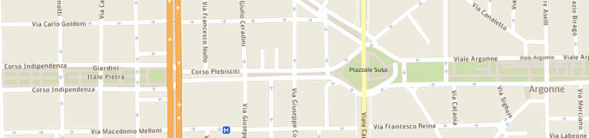 Mappa della impresa immobiliare nuova stella di volpe anna e c a MILANO