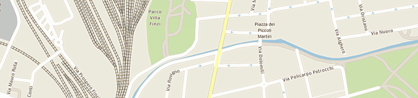 Mappa della impresa peressin maria luisa a MILANO