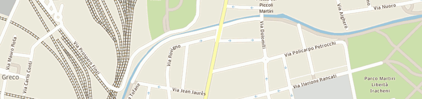 Mappa della impresa gba di bruno gibertoni e c sas a MILANO