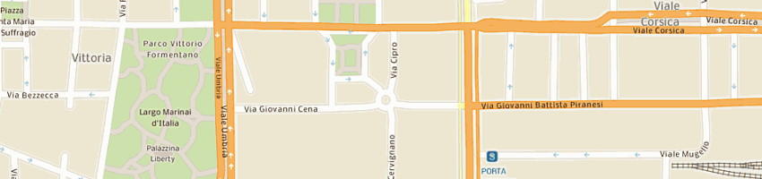 Mappa della impresa zunino sara a MILANO