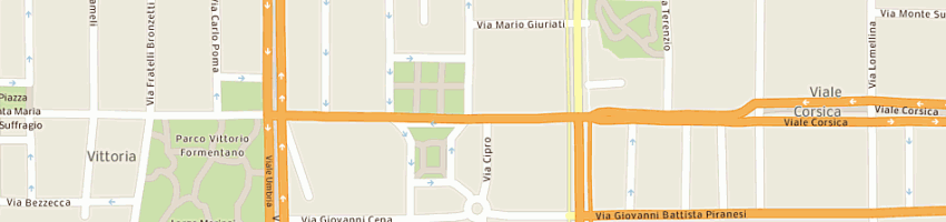 Mappa della impresa bonta' srl salumeria macelleria a MILANO