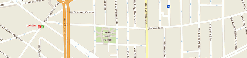 Mappa della impresa panpharma sas a MILANO