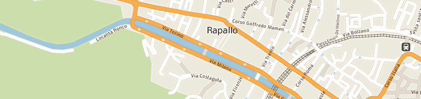Mappa della impresa gruppo cinofilo tigullio a RAPALLO