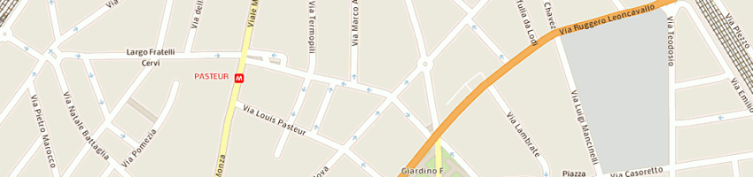 Mappa della impresa c e f snc di armiento cristina e lorai francesca a MILANO