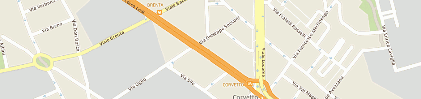 Mappa della impresa sintech srl a MILANO