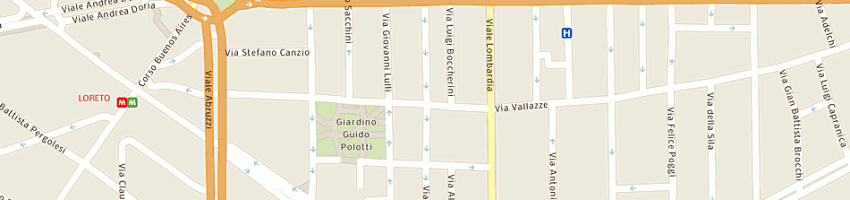 Mappa della impresa soleri aldo vincenzo a MILANO