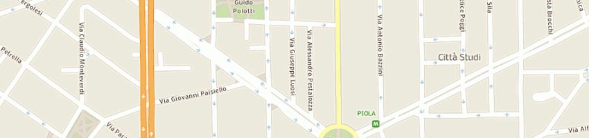 Mappa della impresa manazza adriano a MILANO