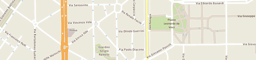 Mappa della impresa l'asparago sas di marina spagni e c a MILANO