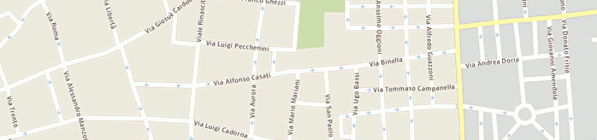 Mappa della impresa comune di cinisello balsamo - circoscrizioni a CINISELLO BALSAMO