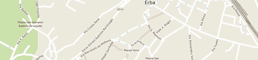 Mappa della impresa istituto san vincenzo scuole paritarie elementeri e medie a ERBA