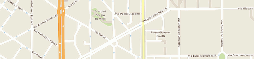 Mappa della impresa edizioni bignami (srl) a MILANO