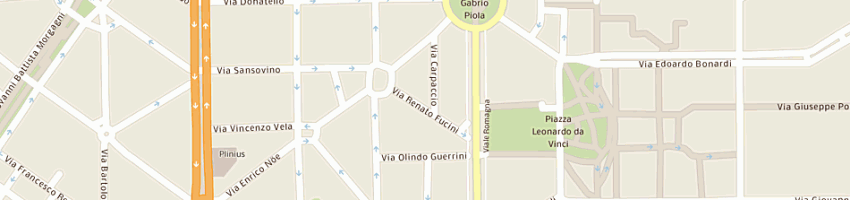Mappa della impresa ortelli alessandro a MILANO