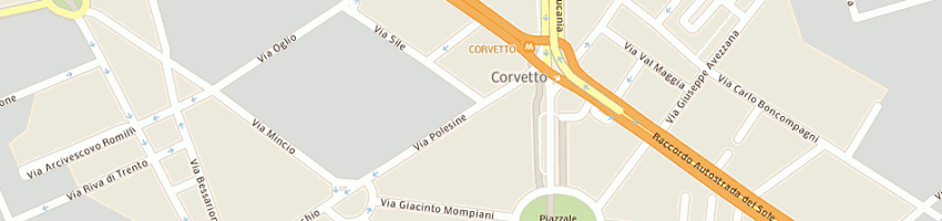 Mappa della impresa dagrada andrea a MILANO