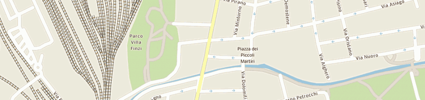 Mappa della impresa borghi federico a MILANO