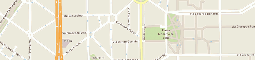 Mappa della impresa new eco service srl a MILANO