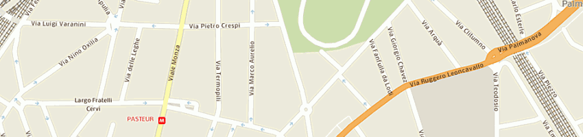 Mappa della impresa eni spa - divisione agip a MILANO
