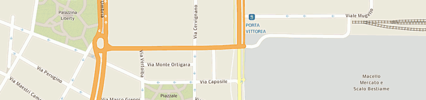Mappa della impresa il derbino srl a MILANO