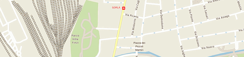 Mappa della impresa bovolenta achille a MILANO