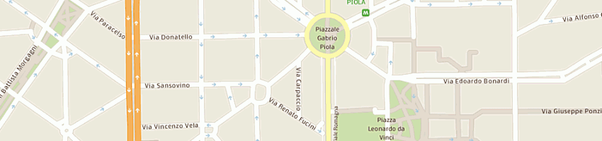Mappa della impresa c o i r a g a MILANO