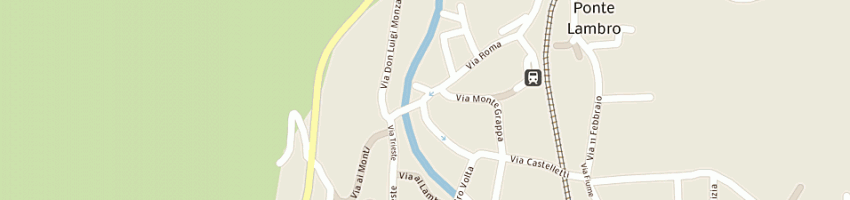 Mappa della impresa master sas di tardonato paolo e c a PONTE LAMBRO