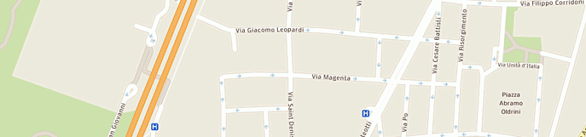 Mappa della impresa milanoscuola a SESTO SAN GIOVANNI